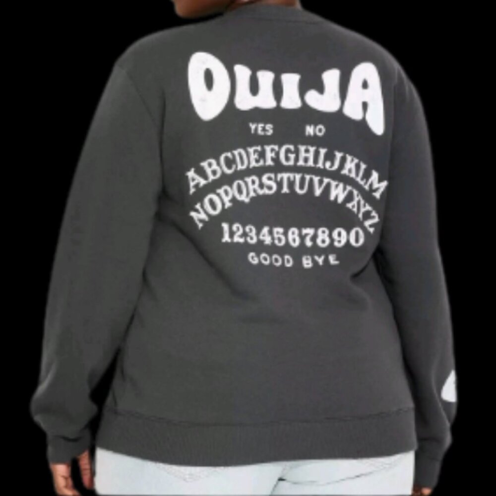 Ouija Board '24 Gray Comfy Sweatshirt Unisex 3XL - Picture 2 of 12